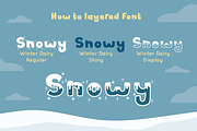 Winter Dairy - Christmas Font, a Script Font by Attype (Thumbnail 7 of 8)