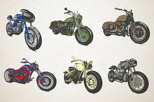 Vintage Custom Motorcicles