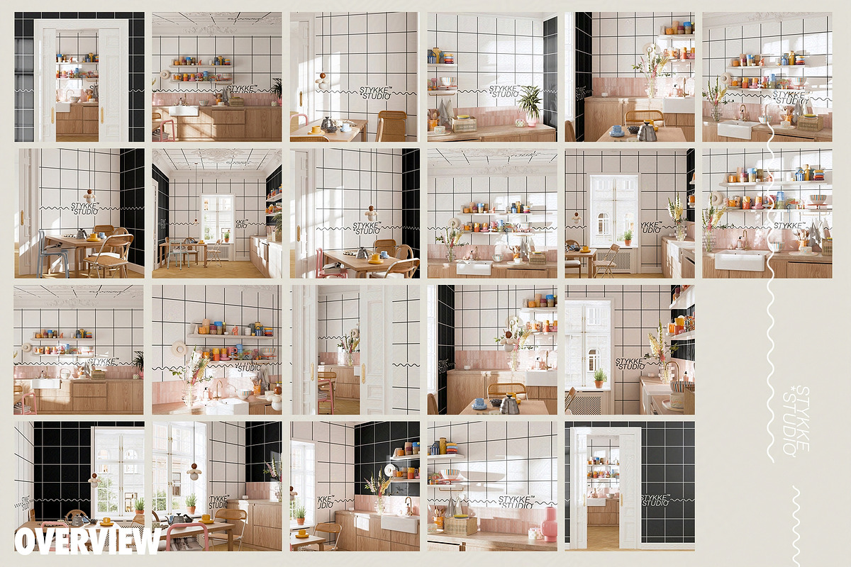 WALLPAPER MOCKUP | Kitchen Mockup, a Household Mockup by Stykke Studio (Photo 29 of 29)
