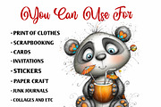 Whimsical Summer Animals Clipart, a Seasonal Illustration by fashionaddict (Thumbnail 7 of 7)