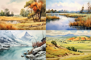 Serene Landscapes Collection