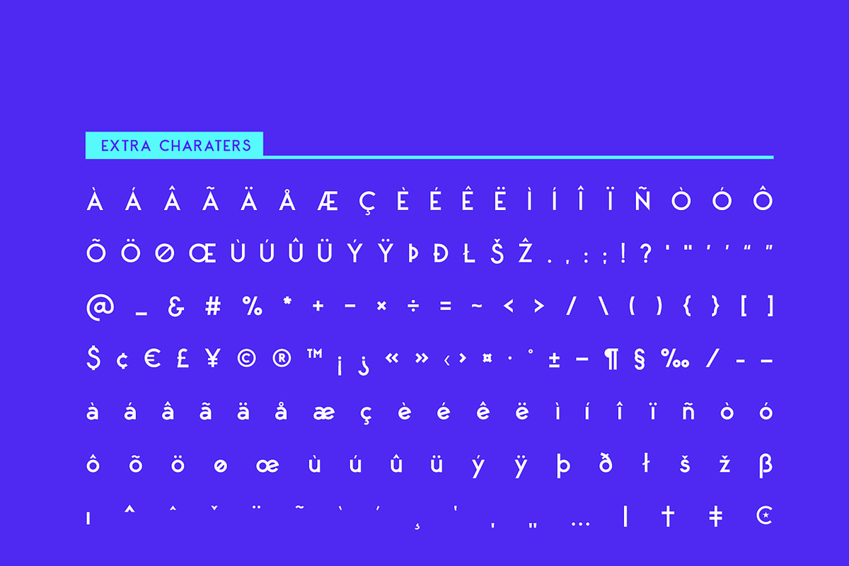 George Sans Geometric Typeface preview 8