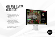 Nutritionist Canva Website Template, a Landing Page Template by Kromatic Design Studio (Thumbnail 4 of 8)