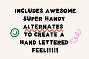 Wonky Font! A Clean & Blocky Font, a Sans Serif Font by Meg Lewis Fun House (Thumbnail 4 of 11)