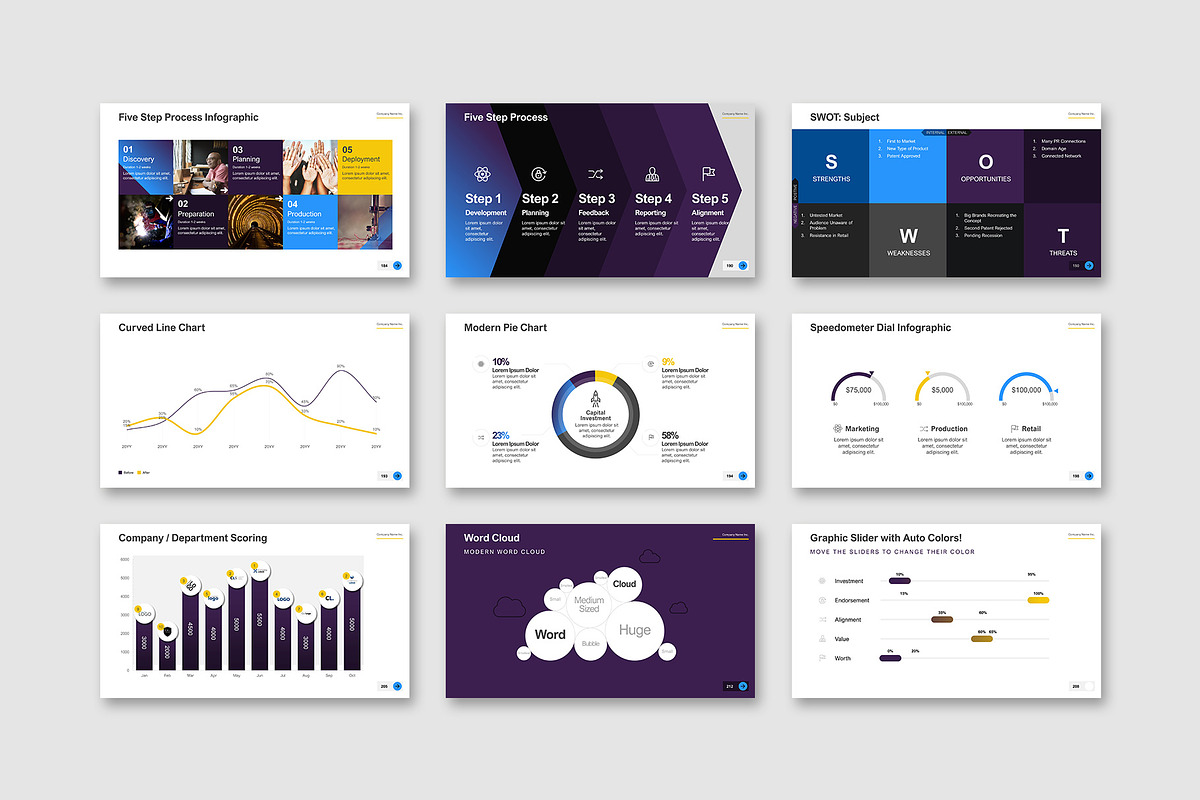 Meta Modern PowerPoint Presentation, a Presentation Template by Knockout Prezo (Photo 9 of 14)