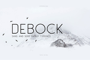 Debock Family Typeface