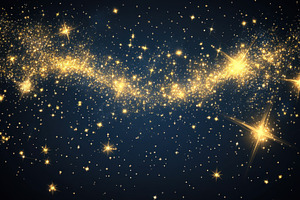 Starry night sky shimmers, a Photo by Beautiful things