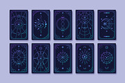 Magic tarot card back designs set, a Decorative Illustration by Good Studio (Thumbnail 4 of 8)