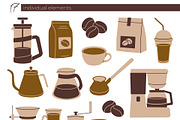 Coffee Item Cliparts, a Food Illustration by Panna Limon Store (Thumbnail 4 of 8)