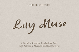 Lily Muse Handwritten Font