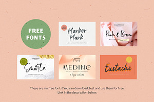 Handwritten Fonts And More Bundle