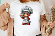 cute-little-chef-clipart, a Seasonal Illustration by CreationArt (Thumbnail 6 of 7)