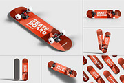 Skateboard Mockup, a Product Mockup by zippypixelstudio (Thumbnail 1 of 8)