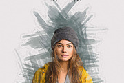 Marker Sketch Photoshop Action, an Action Add-On by MRI STUDIO (Thumbnail 3 of 18)