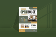 Open House Flyer, a Flyer Template by SquidPixey (Thumbnail 1 of 6)