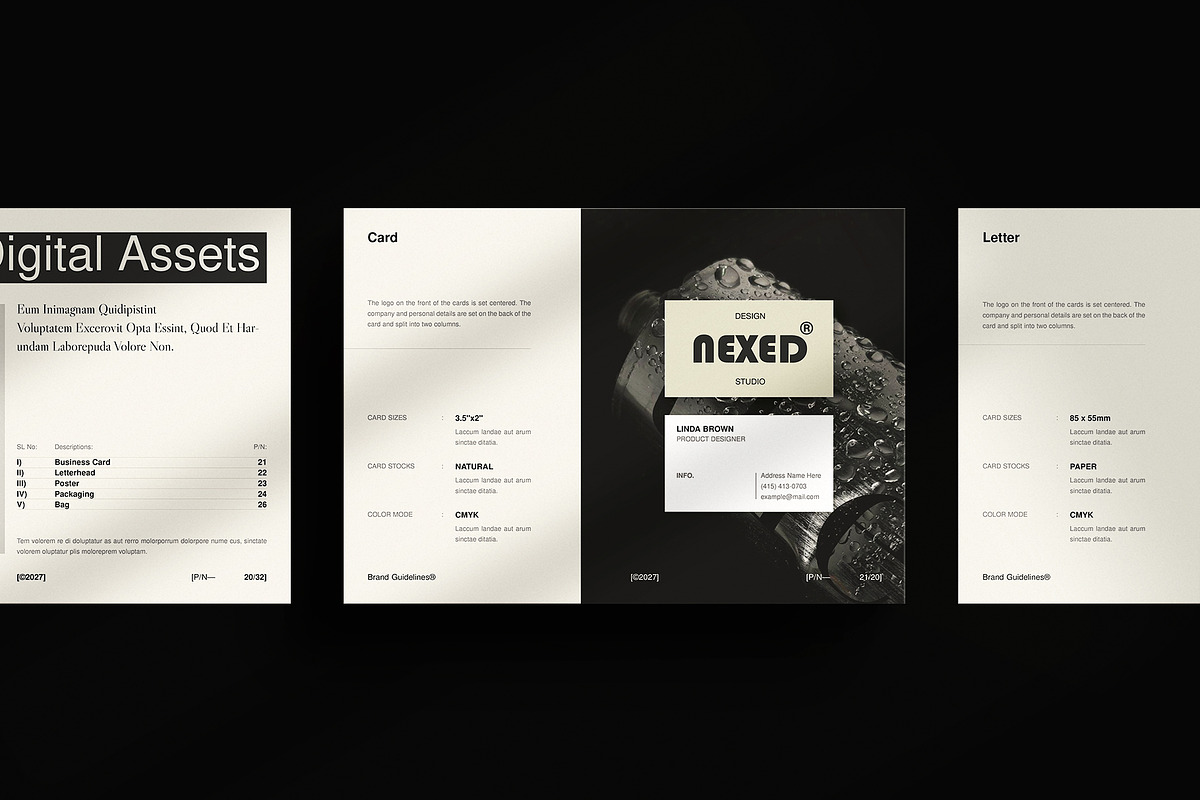 Brand Guidelines Design Template, a Brochure Template by Studio Monova (Photo 13 of 19)