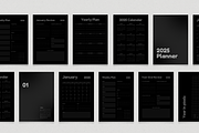 2025 Digital Planner Printable A4, a Print Template by The Chaos Project (Thumbnail 8 of 8)