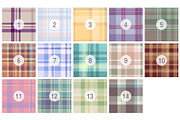 #228 Retro Fabric Patterns, a Pattern Graphic by Plaid4You (Thumbnail 2 of 5)
