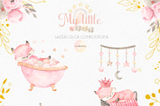 My little girl. Watercolor collectio, an Object Graphic by Ana-Sakuta (Thumbnail 7 of 22)