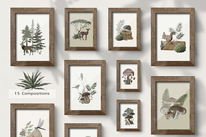 Watercolor Forest Collection