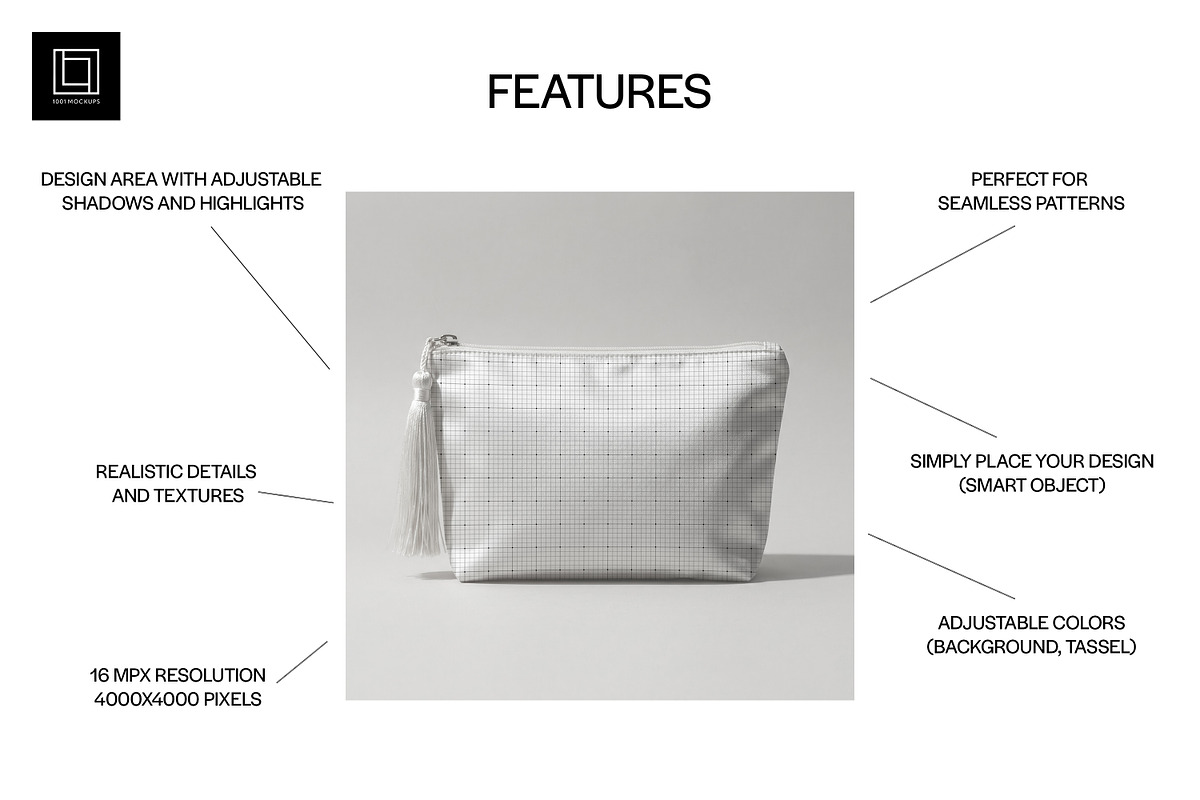 Satin Cosmetic Bag Mockup PSD, a Household Mockup by 1001 mockups (Photo 2 of 13)