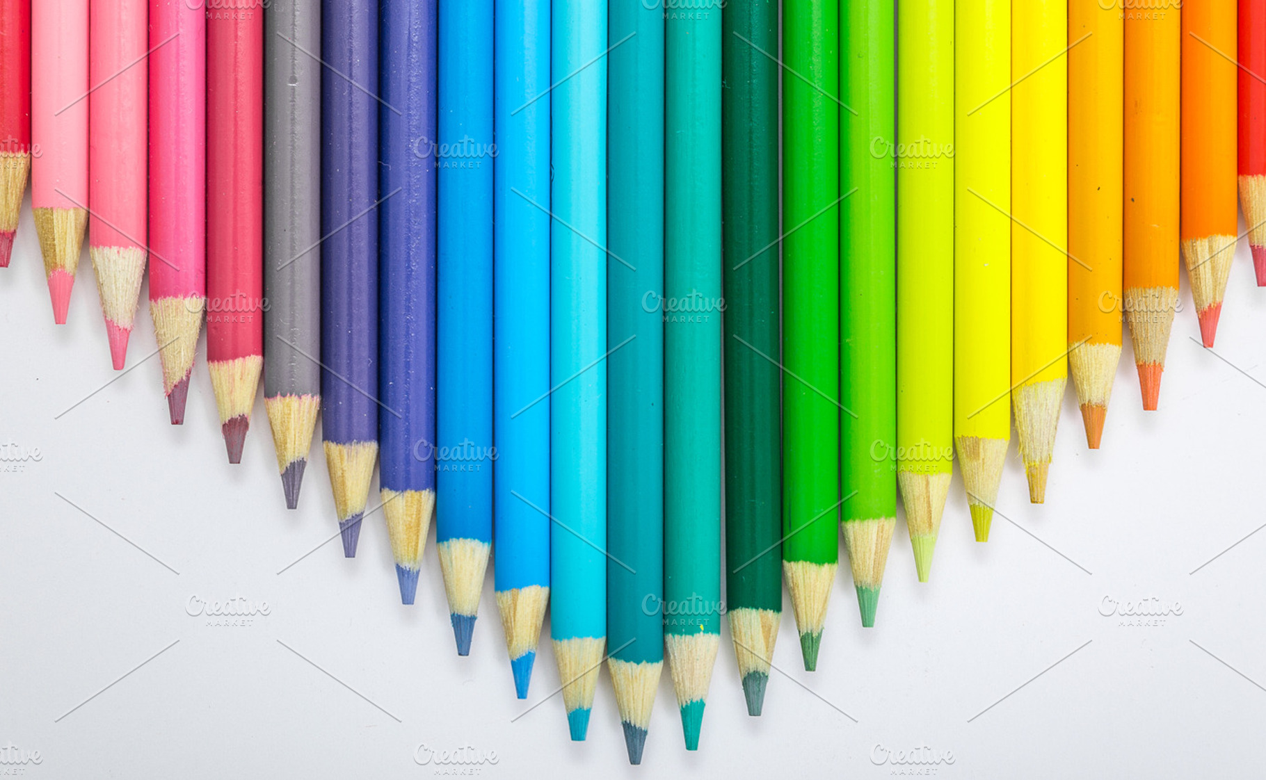 Colorful Pencil Background Stock Photo Containing Art And Artistic