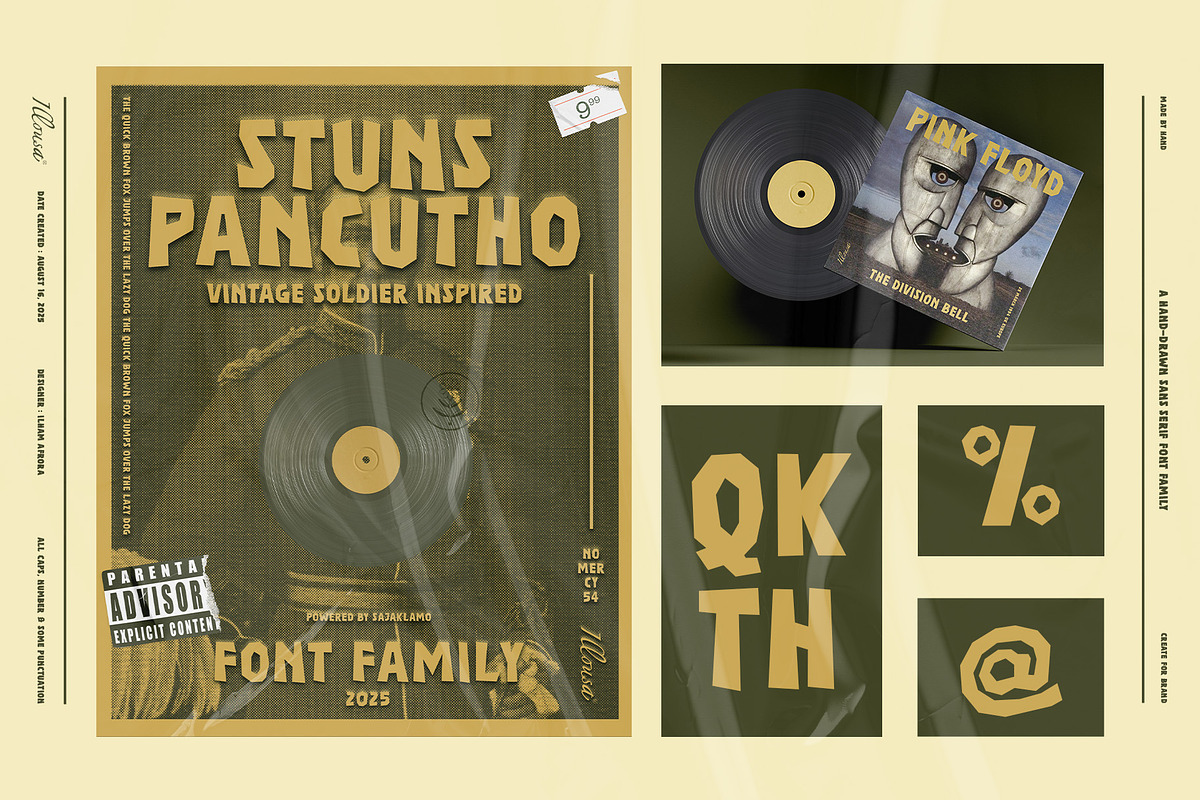 Stuns Panchuto | Display Font, a Sans Serif Font by Illousa (Photo 5 of 7)