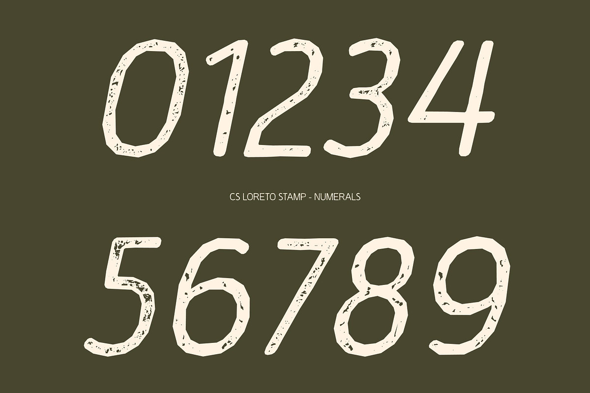 CS Loreto Stamp, a Sans Serif Font by Craft Supply Co. (Photo 4 of 8)