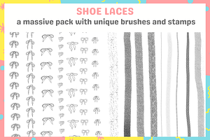 Ultimate Shoe Lace Procreate Brushes