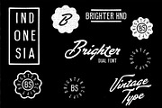 Brighter dual font, a Script Font by INKSUN™ (Thumbnail 4 of 5)