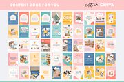 Kids Instagram Templates Canva, a Social Media Template by Design Pixie (Thumbnail 4 of 8)