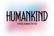 Humankind Typeface