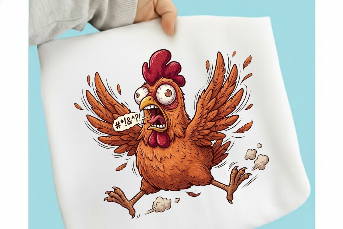 Funny Chicken Clipart, an Illustration by designcity5 (Photo 1 of 4)