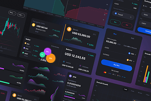 Cryptocurrency & Trading Web UI Kit