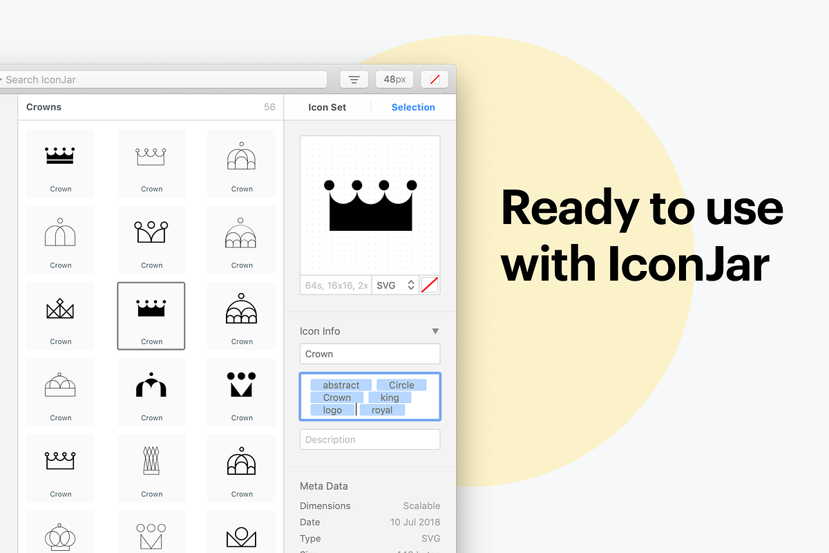 50+ Vector Crown Icons, an Icon by Fantastic Greg (Photo 4 of 5)