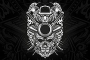 Brutal Musical Print Design | Vector, a Decorative Illustration by Vecster (Thumbnail 2 of 6)