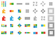 Puzzle set, a Background Graphic by Janoj's Store (Thumbnail 2 of 2)