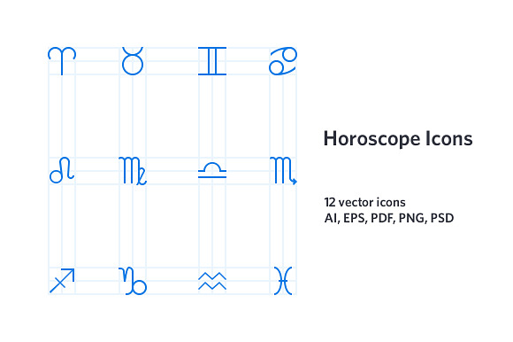 Horoscope Icons