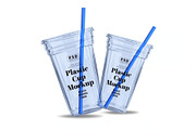 Plastic Cup with Straw Mockup, a Cups & Container Mockup by DesignRushMarket (Thumbnail 5 of 5)