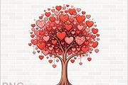 Heart Tree Clipart Bundle, a Graphic by crative8112 (Thumbnail 11 of 11)