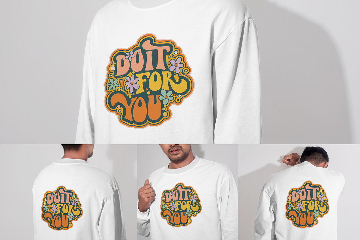 Do It For You Retro T-Shirt Design, an Object Illustration by Ahluva Studio (Photo 1 of 6)
