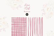 Rose Pink Watercolor Floral, a Decorative Illustration by Lana Elanor (Thumbnail 13 of 14)