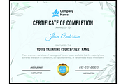 Professional Certificate Design PSD, a Print Template by DigitAuras (Thumbnail 2 of 3)