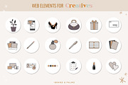 Web Elements For Creatives, a Design Template by Brand & Palms (Thumbnail 6 of 8)