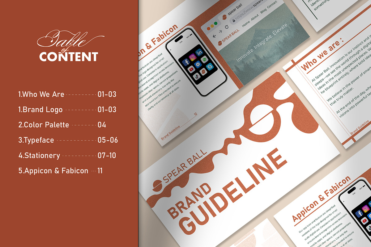 Modern Brand Guideline Template., a Templates & Theme by Mehedi Hasan (Photo 5 of 9)
