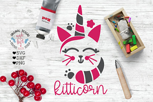 Kitty Unicorn Cut File