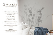 Lunaria – Botanical Wall Mural Set, a Wallpaper Graphic by Timofi Art (Thumbnail 5 of 9)
