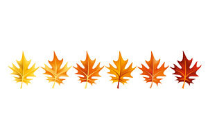 Autumn leaves design element, an Object Illustration by Things for designers