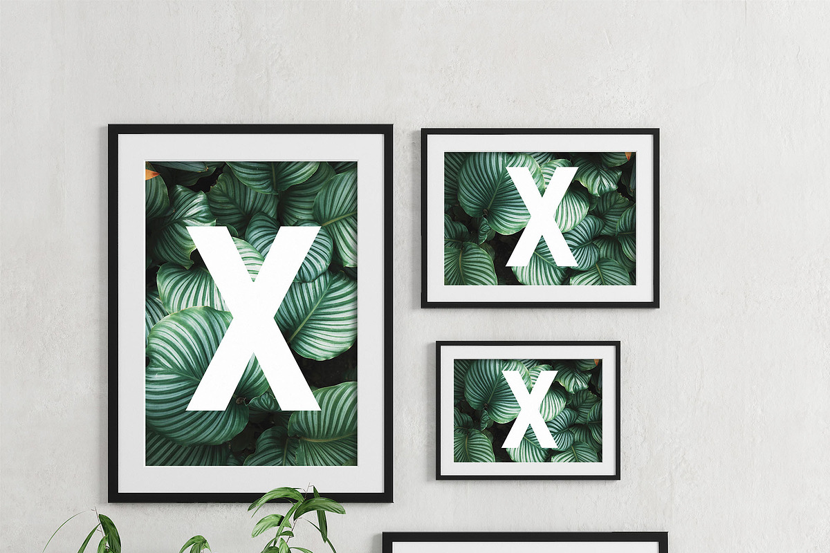 Multi Wall Frame Mockup, a Print Template by Graphictwister