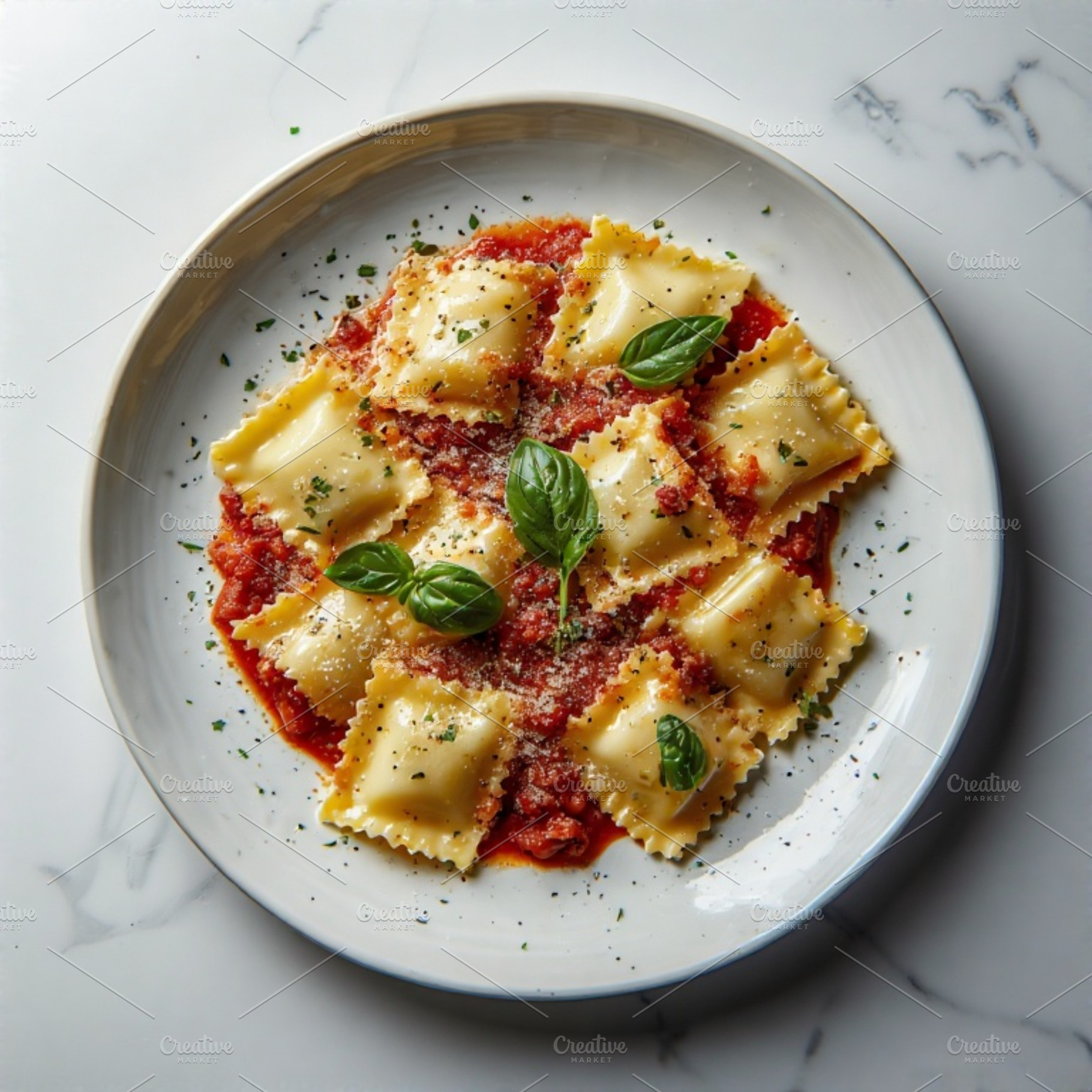 Pasta Dish italian stock image, a Photo by ComfortQ